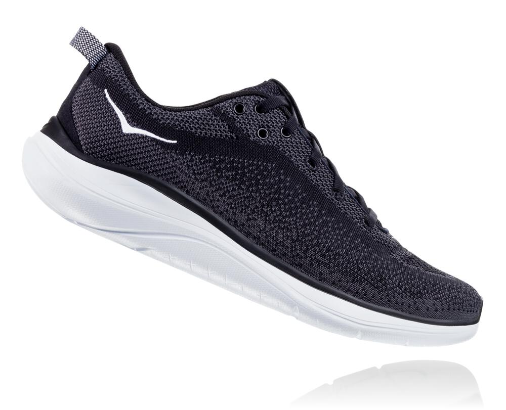 Hoka One One Hupana Flow Moški Pohodni Čevlji Črna / Temno Siva SI-716824L